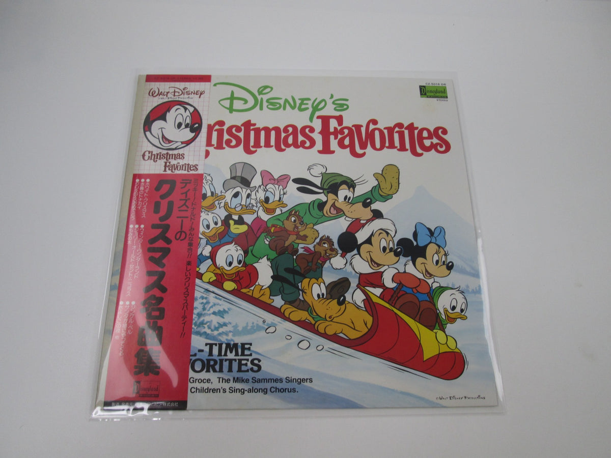 Disney's Christmas Favorites CZ-5016-DR with OBI Japan LP Vinyl