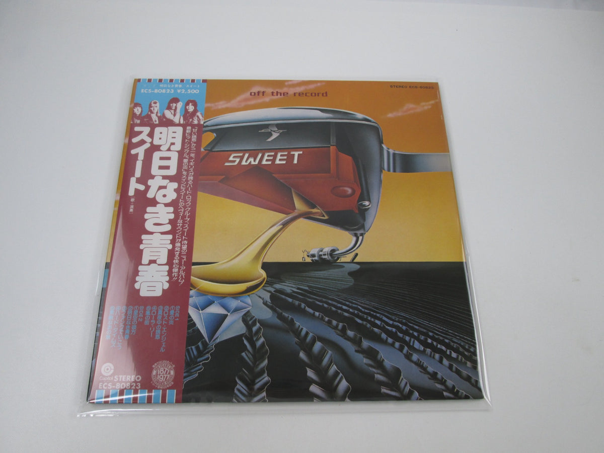 Sweet Off The Record Capitol Records ECS-80823 with OBI Japan LP Vinyl