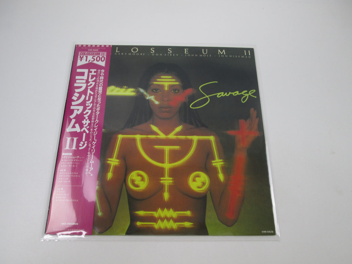 Colosseum II Electric Savage VIM-5629 with OBI Japan LP Vinyl