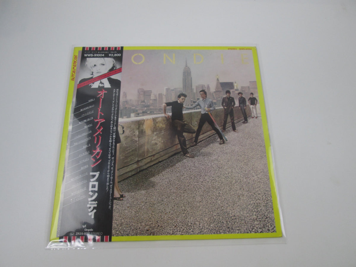 BLONDIE AUTOAMERICAN WWS-91004 with OBI Sticker Japan LP Vinyl