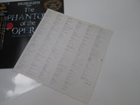 Load image into Gallery viewer, Highlights From The Phantom Of The Opera 28MM 0597 with OBI Japan LP Vinyl
