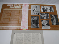 Load image into Gallery viewer, Hank Williams On Stage 30MM 9017,8 with OBI Japan LP Vinyl
