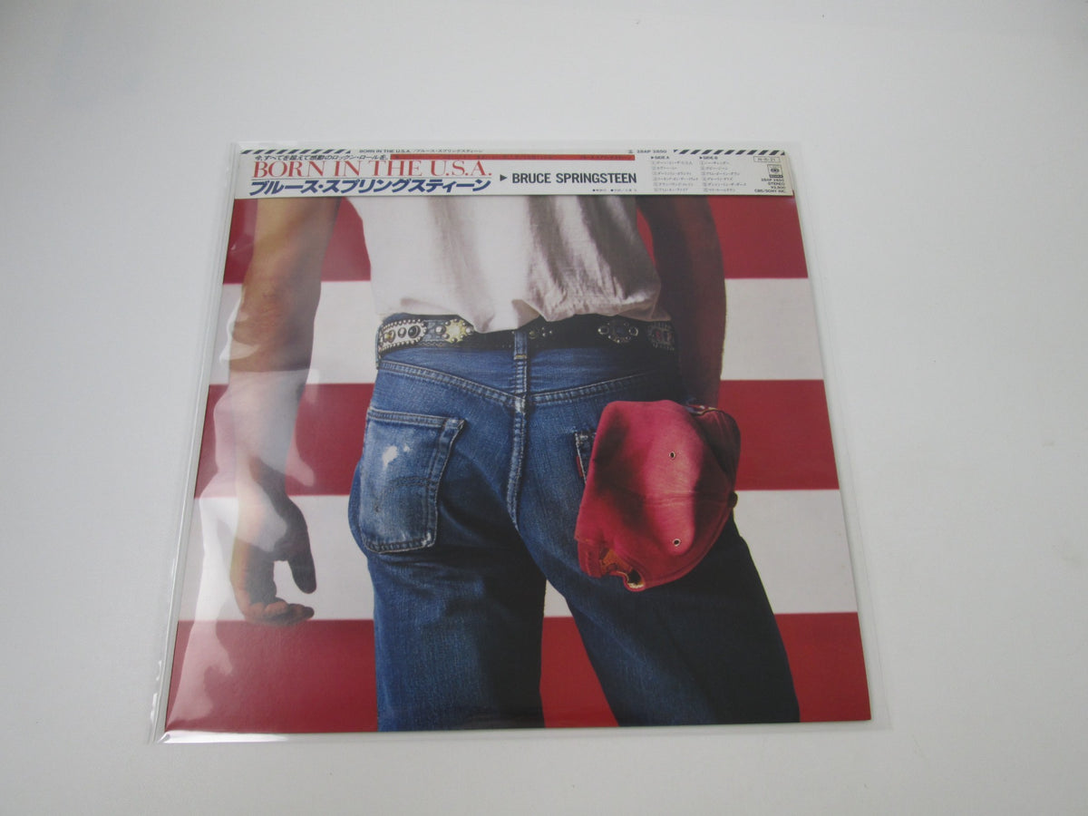 Bruce Springsteen Born in the USA 28AP 2850 with Cap OBI Japan LP Vinyl
