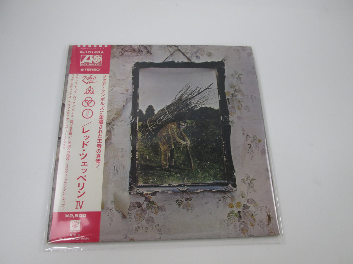 LED ZEPPELIN IV P-10125A with OBI Japan LP Vinyl