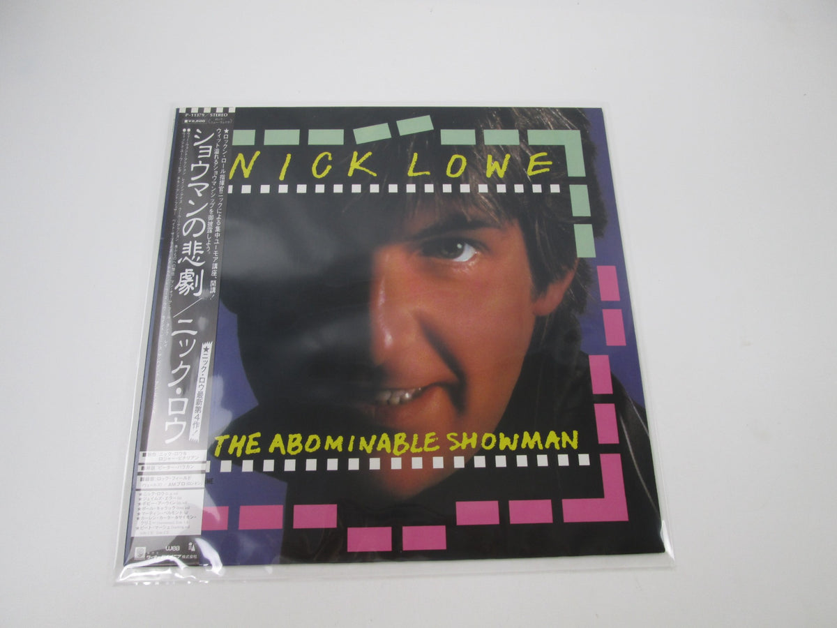 Nick Lowe ‎The Abominable Showman P-11379 with OBI Japan LP Vinyl