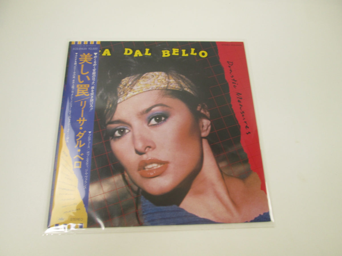 Lisa Dal Bello ‎Drastic Measures ECS-81439 with OBI Japan LP Vinyl