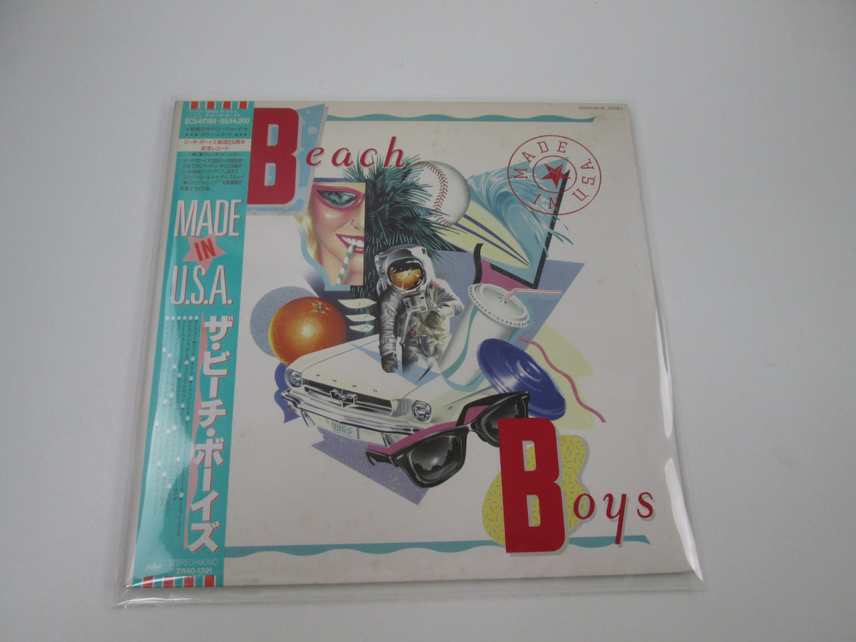 The Beach Boys ‎Made In U.S.A. ECS-67184,5 with OBI Japan LP Vinyl