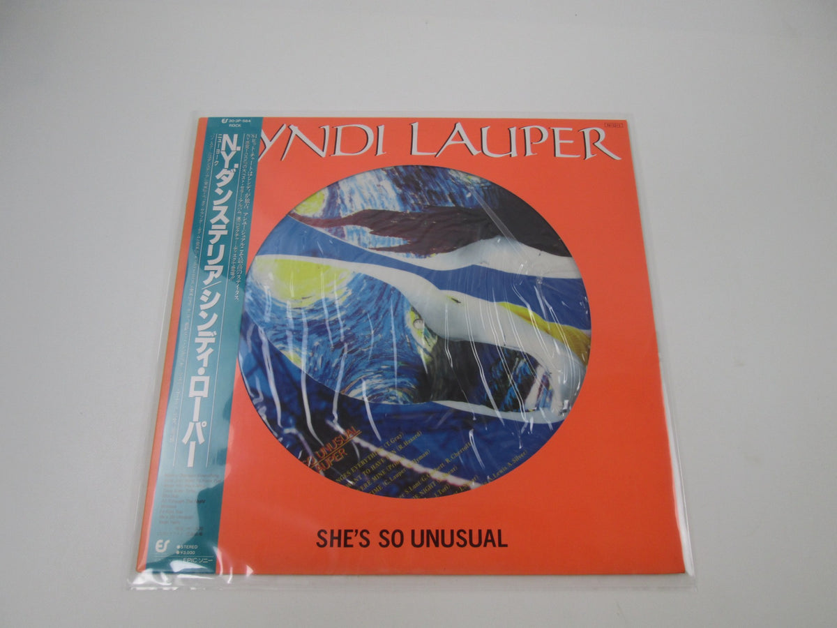 Cyndi Lauper She's So Unusual Picture Disc 30 3P-564 with OBI Japan LP Vinyl
