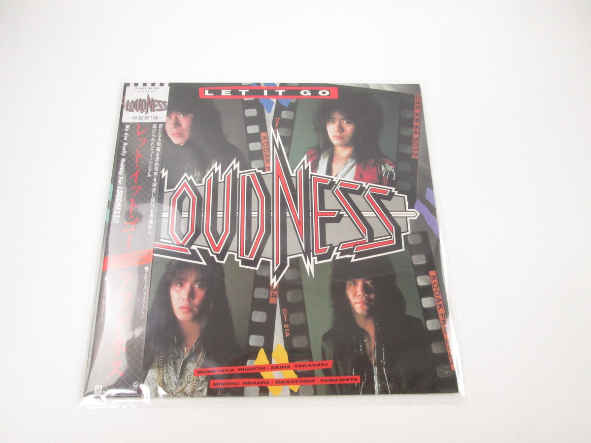 Loudness Let It Go P-3601 with OBI Japan LP Vinyl