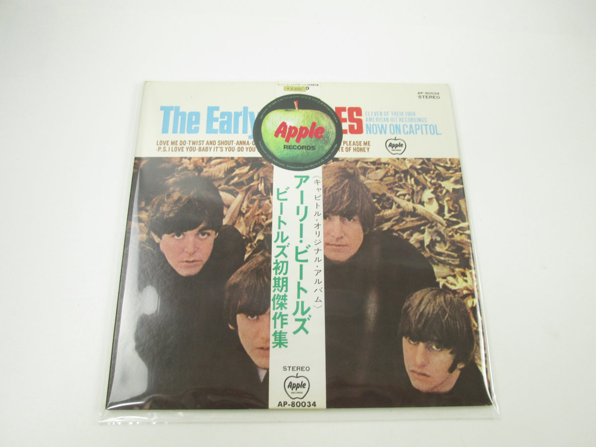 BEATLES EARLY AP-80034 with Apple OBI Japan LP Vinyl