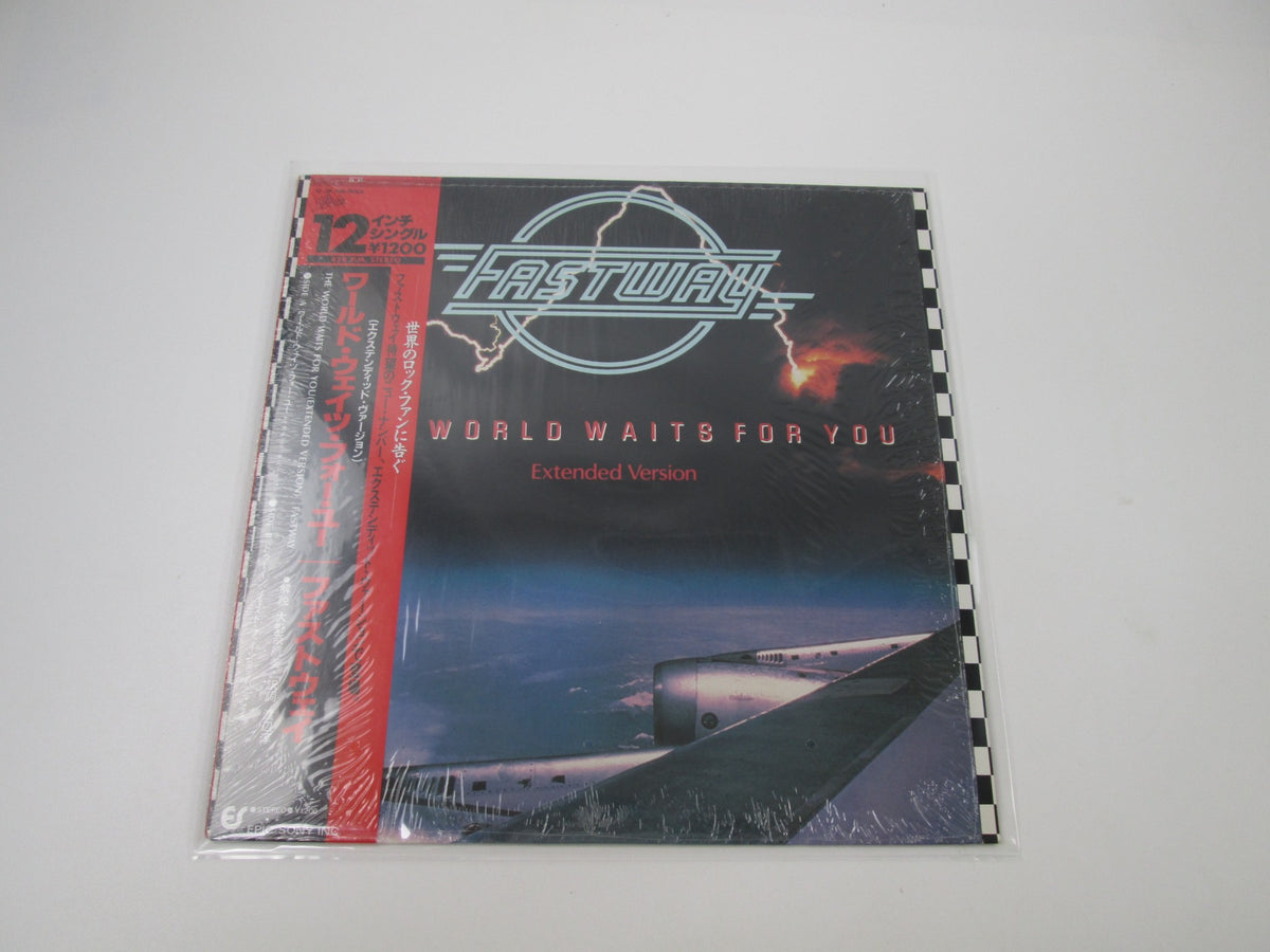 Fastway The World Waits For You 12 3P-708 with OBI Japan LP Vinyl
