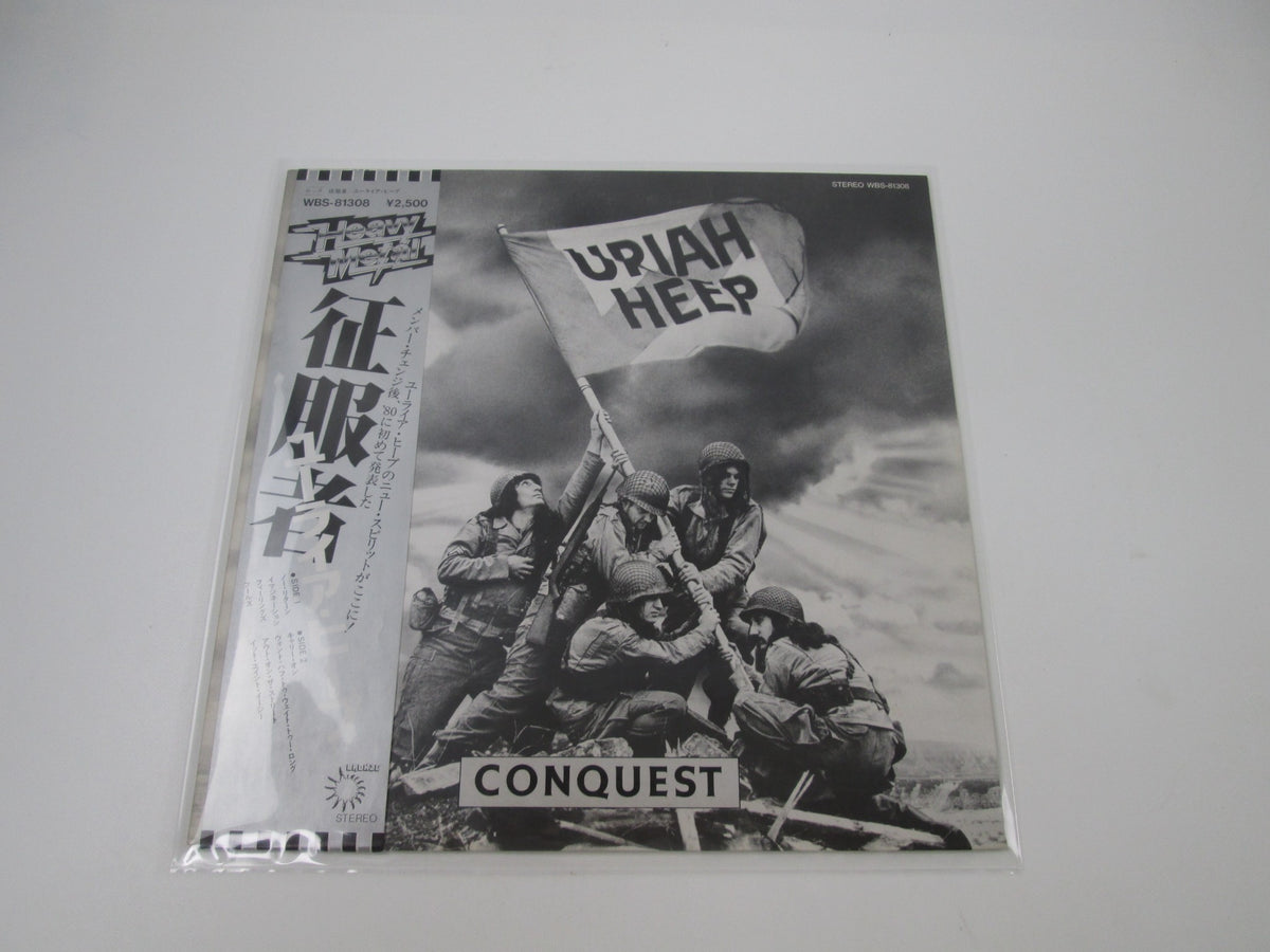 URIAH HEEP CONQUEST WBS-81308 with OBI Japan LP Vinyl