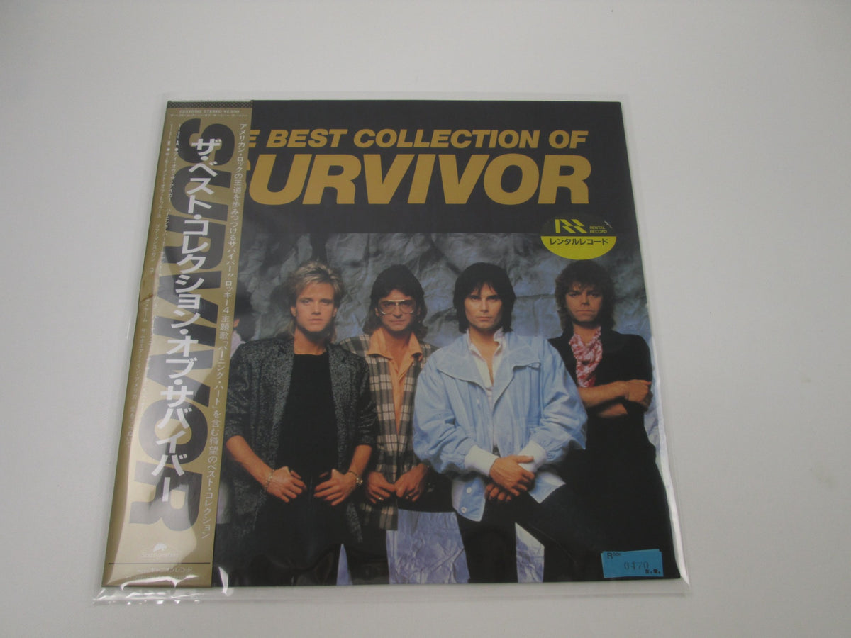 Survivor The Best Collection Of Survivor C25Y 0192 with OBI Japan LP Vinyl