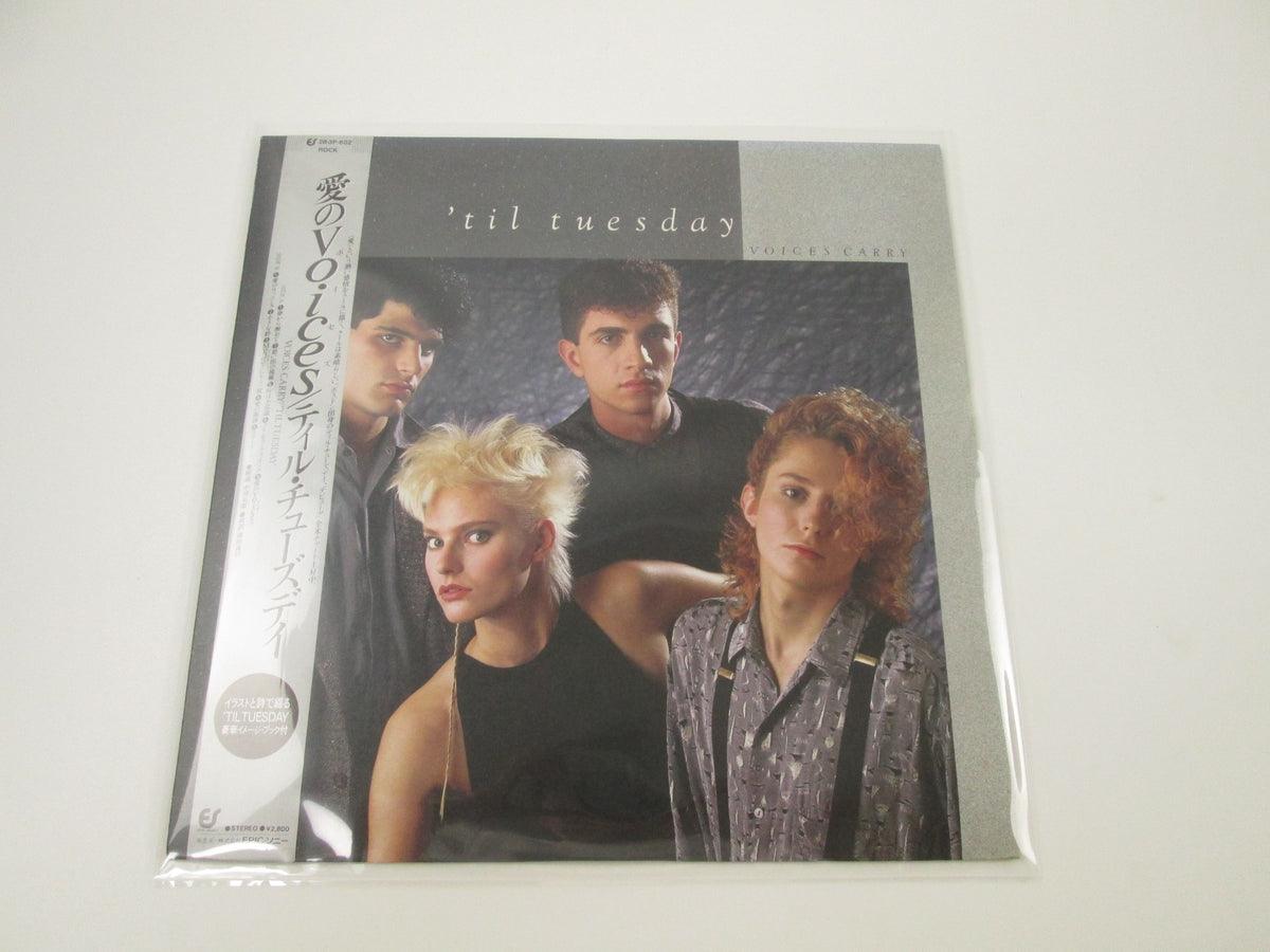 TIL TUESDAY VOICES CARRY EPIC 28 3P-602 with OBI Japan LP Vinyl