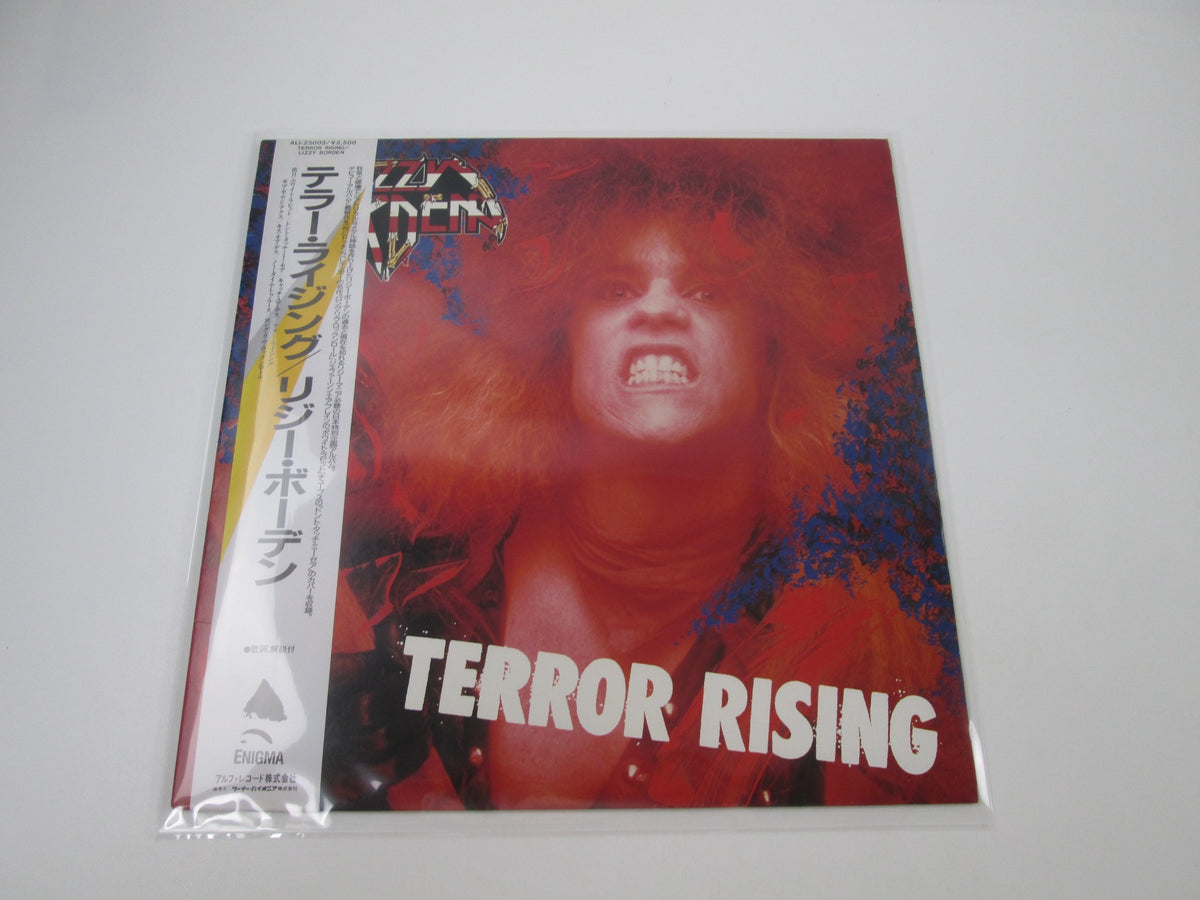 Lizzy Borden ‎Terror Rising ALI-25003 with OBI Japan LP Vinyl
