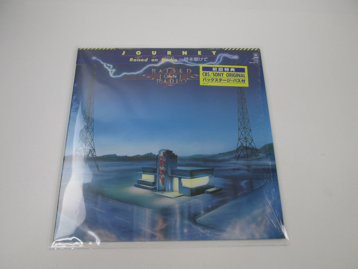 Journey Raised On Radio 28AP 3177 with OBI Hype Pass Japan LP Vinyl