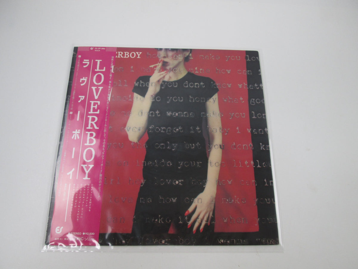 LOVERBOY SAME EPIC 25 3P-280 with OBI Japan LP Vinyl