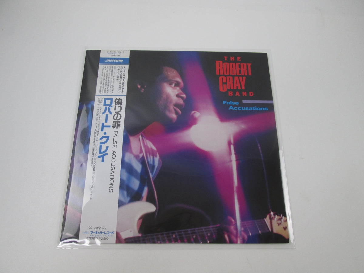 ROBERT CRAY BAND FALSE ACCUSATIONS MERCURY 25PP-214 with OBI Japan LP Vinyl