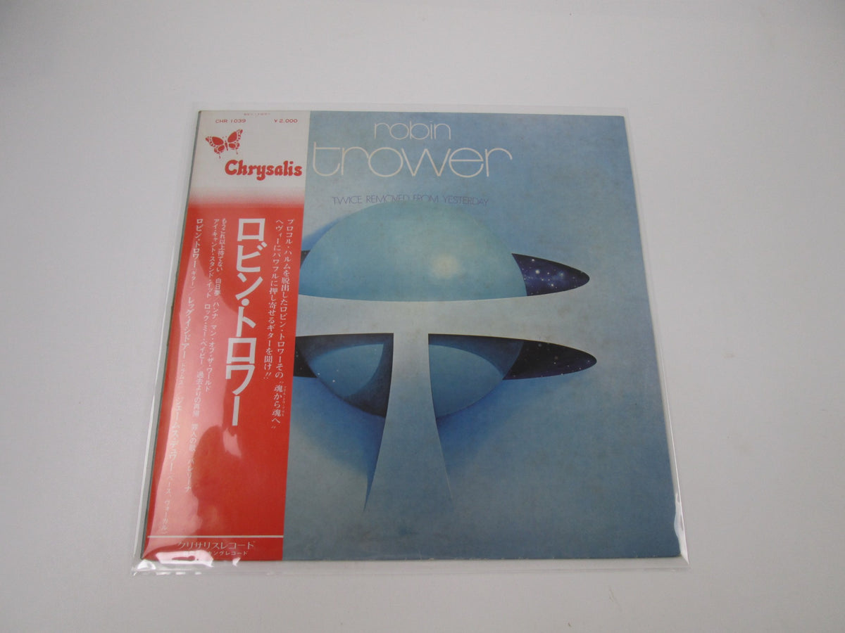 Robin Trower ‎Twice Removed From Yesterday CHR-1039 with OBI Japan LP Vinyl