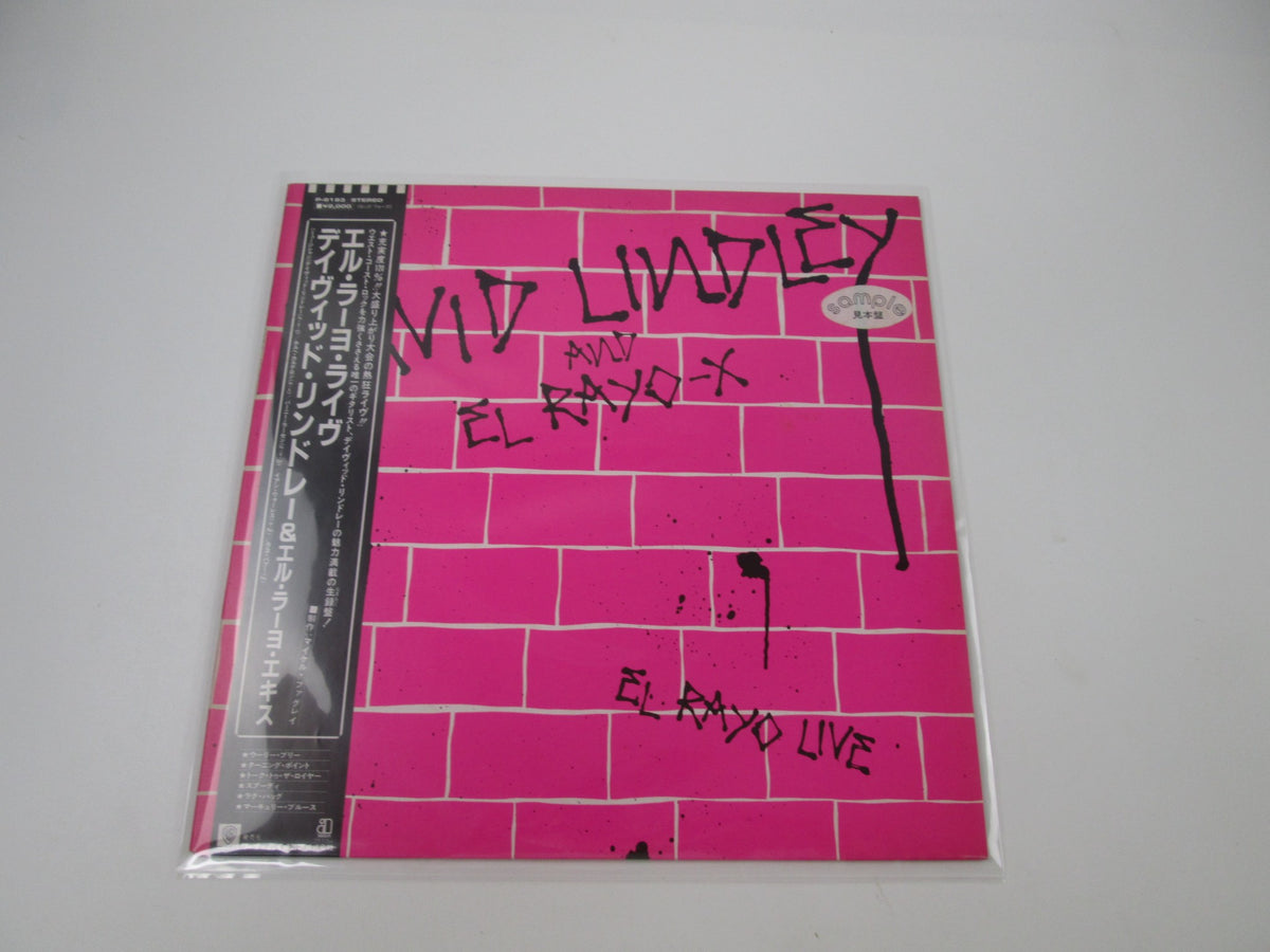David Lindley And El Rayo-X El Rayo Live Promo P-6193 OBI Japan LP Vinyl