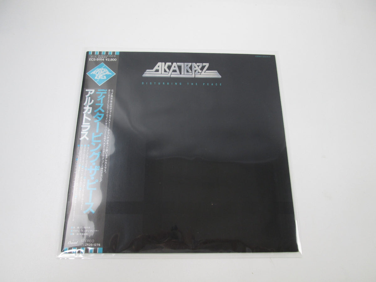 ALCATRAZZ DISTURBING THE PEACE CAPITOL ECS-91114 with OBI Japan LP Vinyl
