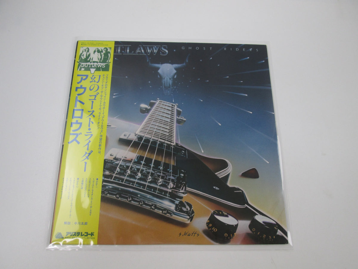 Outlaws Ghost Riders 25RS-113 with OBI Japan LP Vinyl
