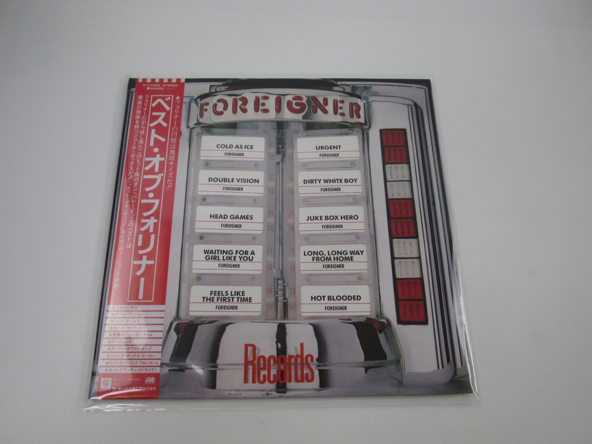 FOREIGNER RECORDS P-11320 with OBI Japan LP Vinyl