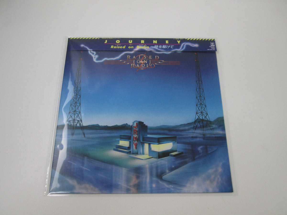 Journey Raised On Radio 28AP 3177 with OBI Japan LP Vinyl