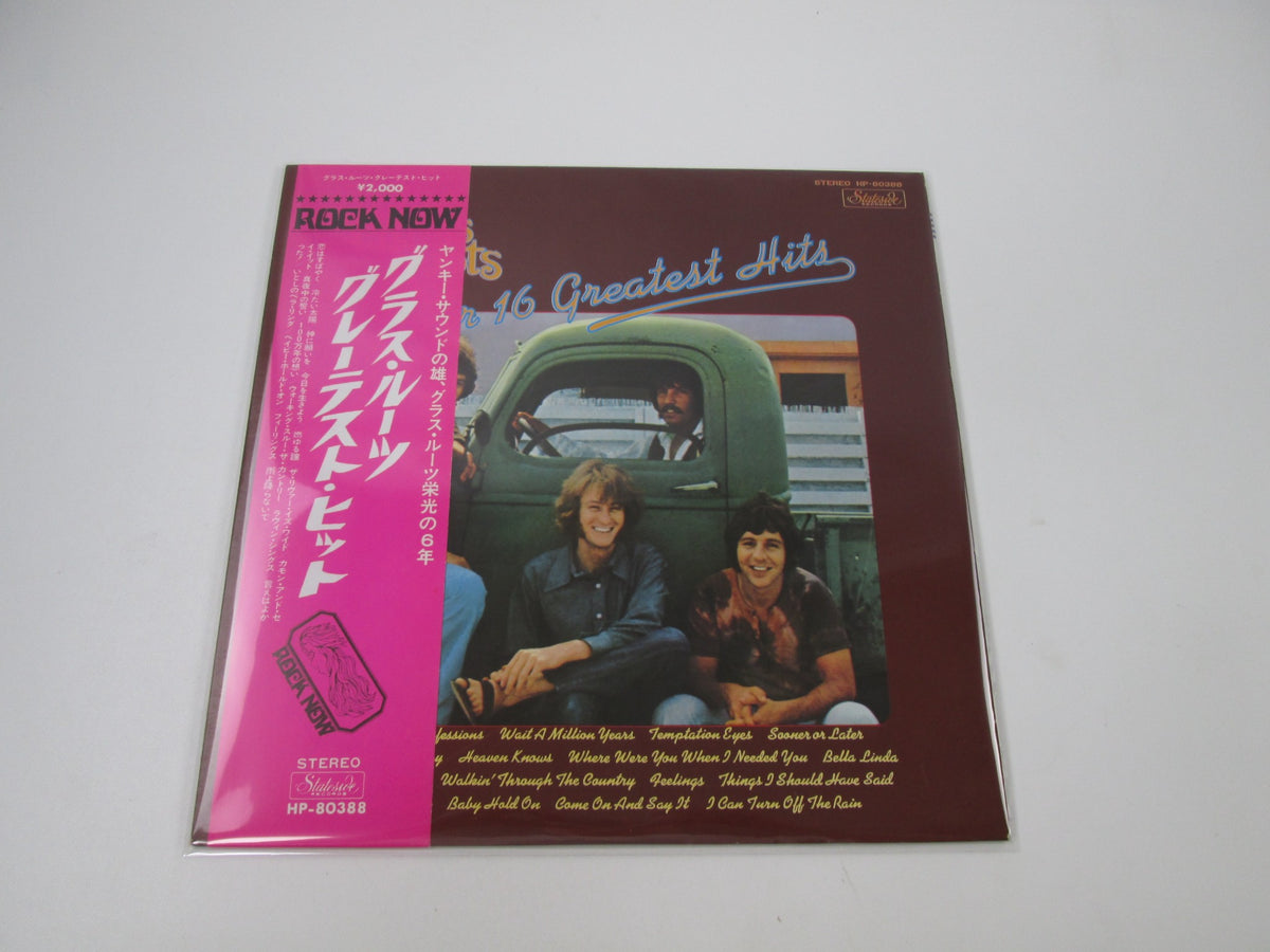 The Grass Roots Their 16 Greatest Hits HP-80388 with OBI Japan LP Vinyl
