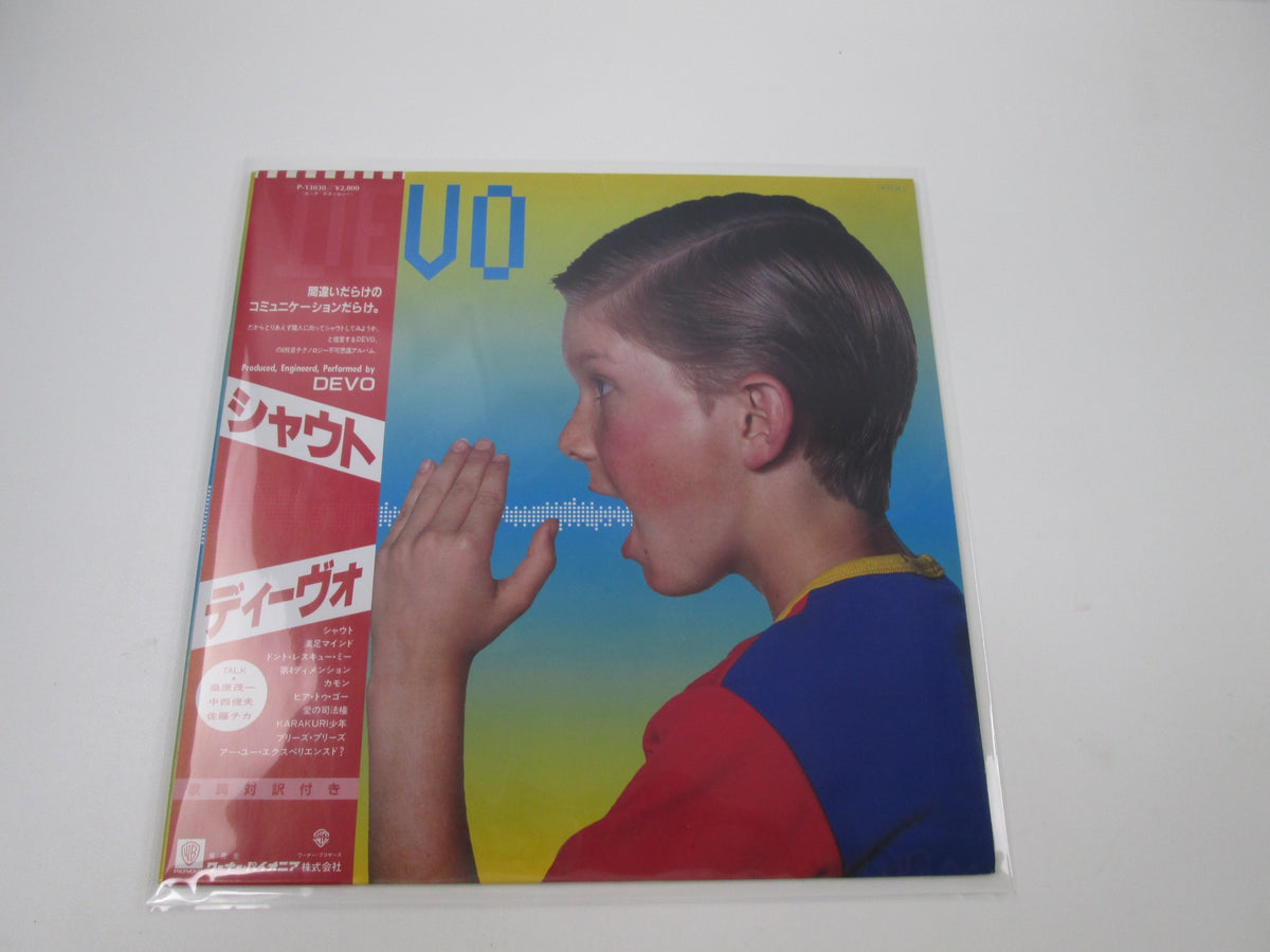 Devo Shout P-13030 with OBI Japan LP Vinyl