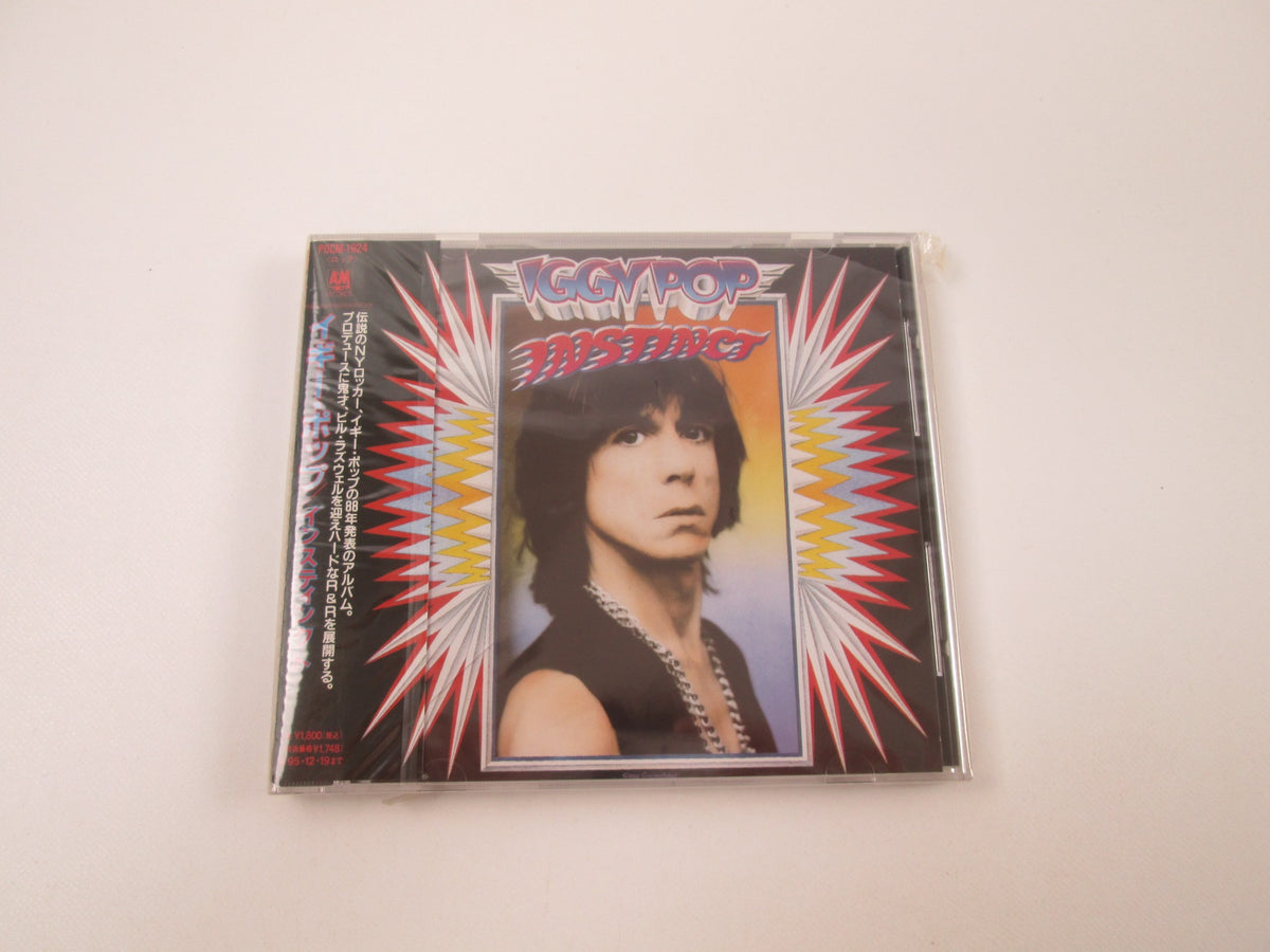 Iggy Pop Instinct Promo Sealed POCM-1924 Music CD Japan Ver with OBI