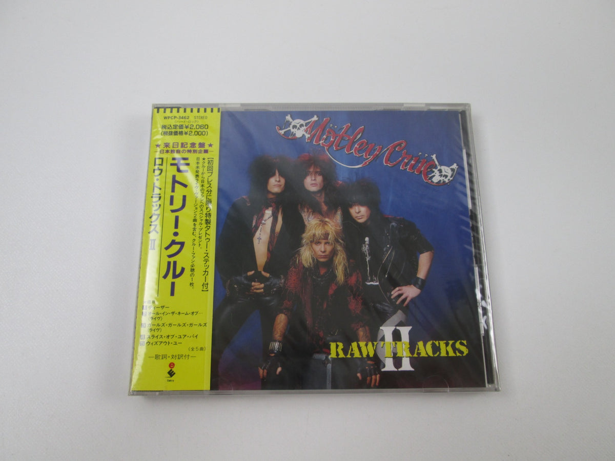 Mötley Crüe ‎Raw Tracks II Promo Sealed WPCP-3462 Music CD Japan Ver with OBI