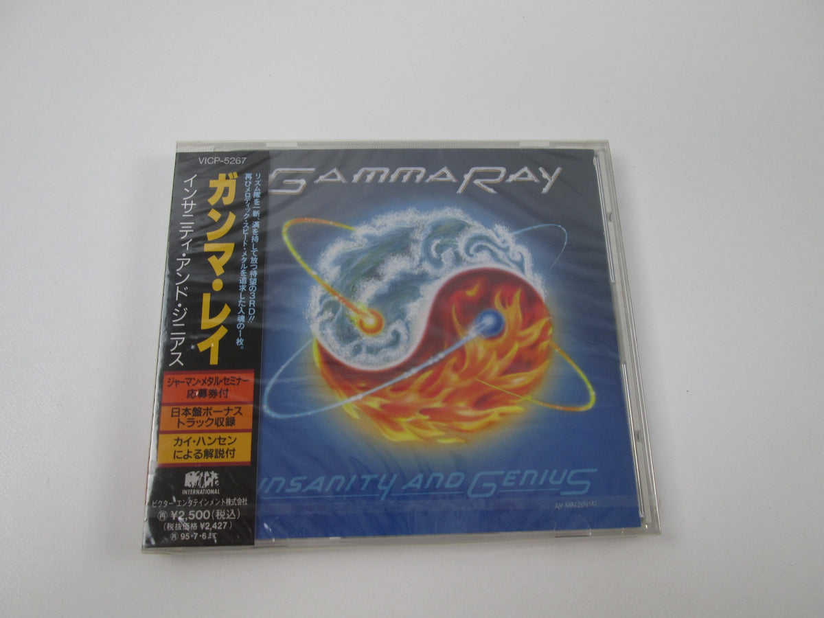 Gamma Ray Insanity And Genius Promo Sealed VICP-5267 Music CD Japan with OBI