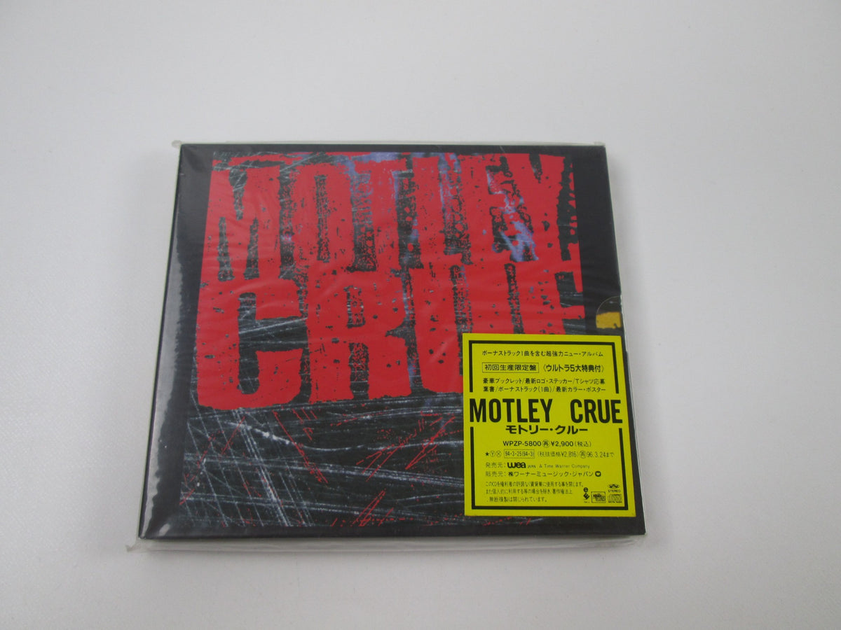 Motley Crue WPZP-5800 Promo Sealed Music CD Japan Ver with OBI