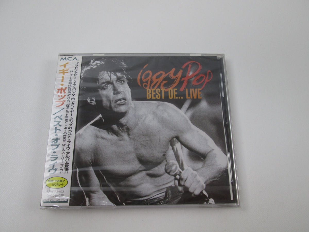 Iggy Pop ‎Best Of ... Live Promo Sealed MVCM-613 Music CD Japan Ver with OBI