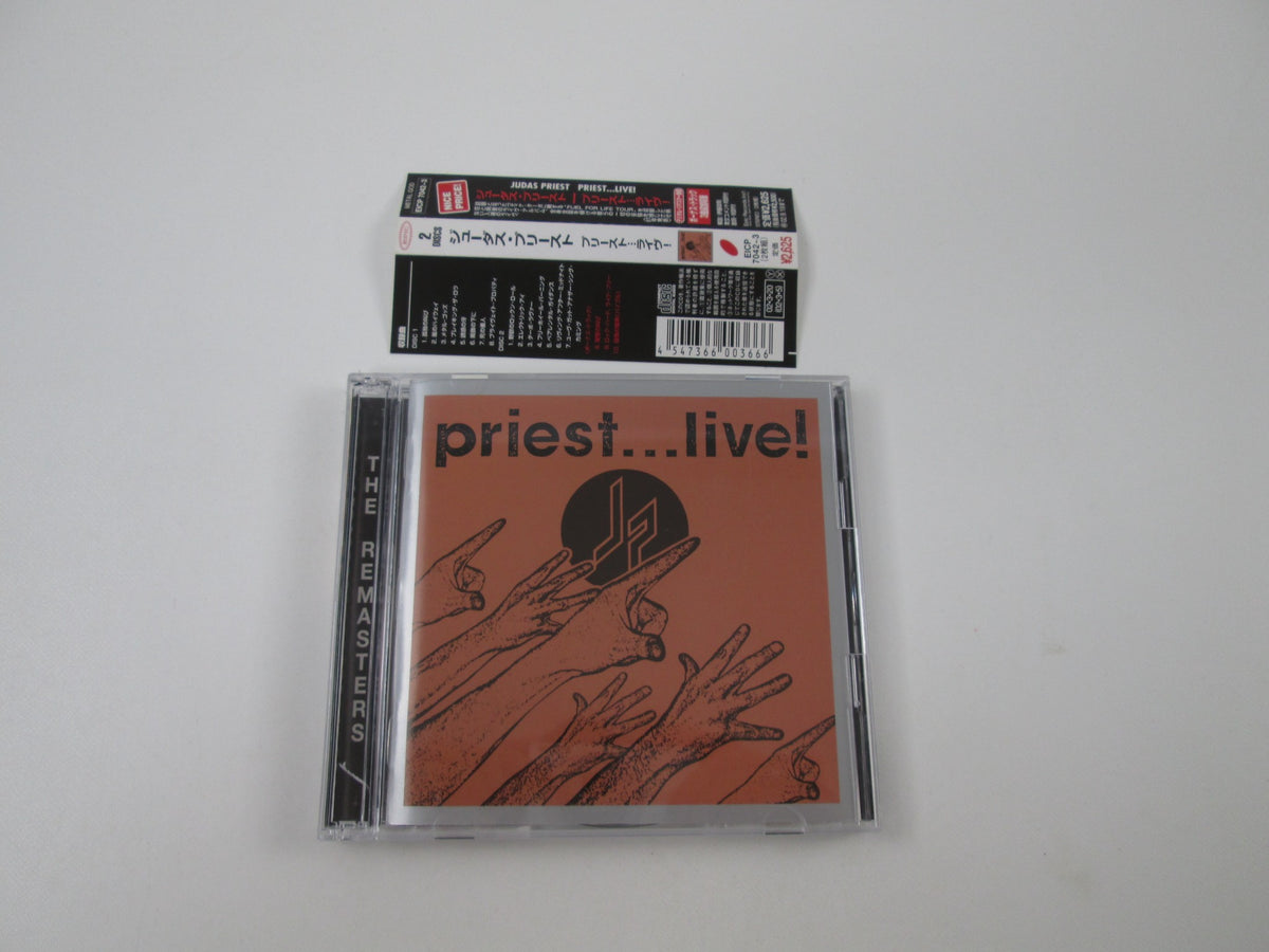 Judas Priest Priest... Live! Promo EICP-7042,3 Music CD Japan Ver with OBI