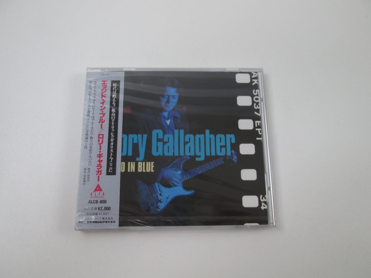Rory Gallagher ‎Edged In Blue Promo Sealed ALCB-600Music CD Japan Ver with OBI