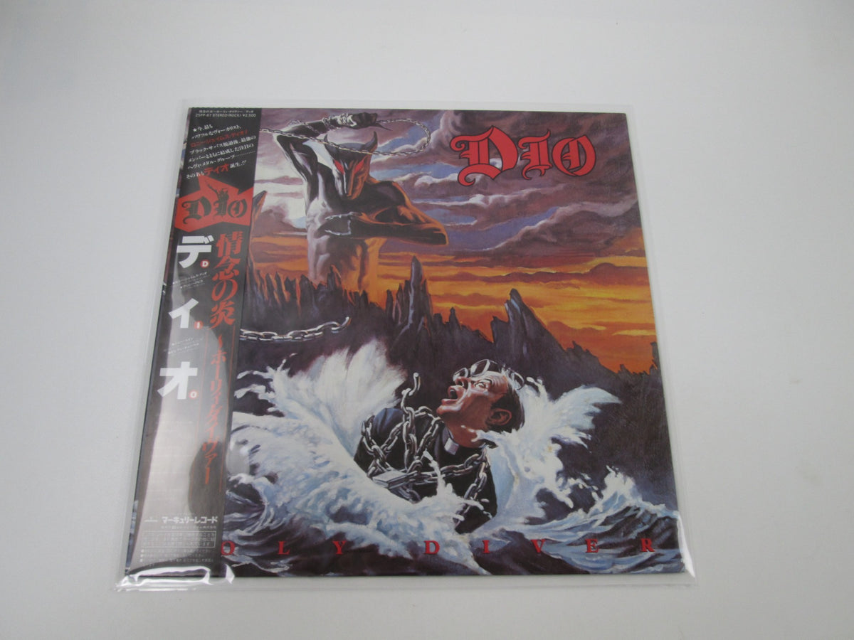 DIO HOLY DIVER MERCURY 25PP-87 with OBI Japan LP Vinyl