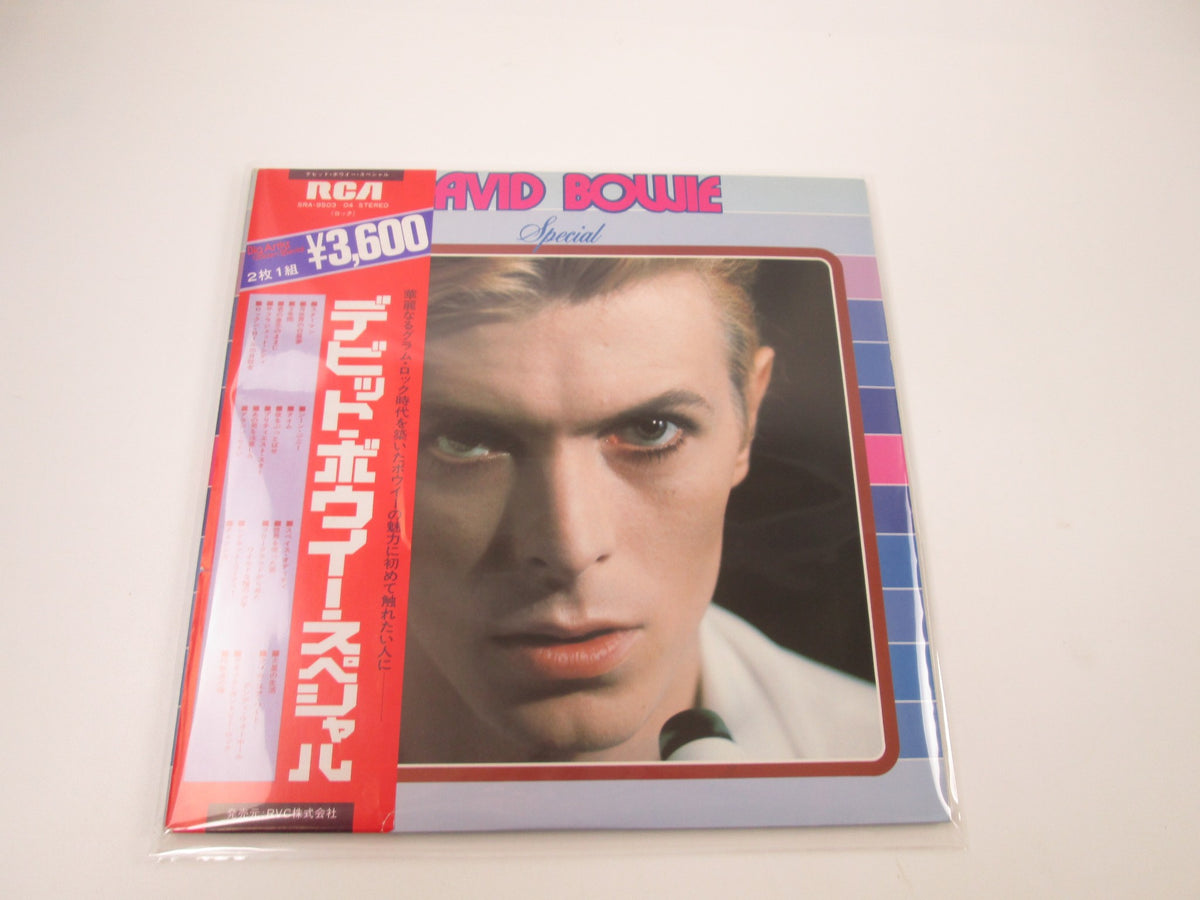 DAVID BOWIE SPECIAL RCA SRA-9503,4 with OBI Japan LP Vinyl