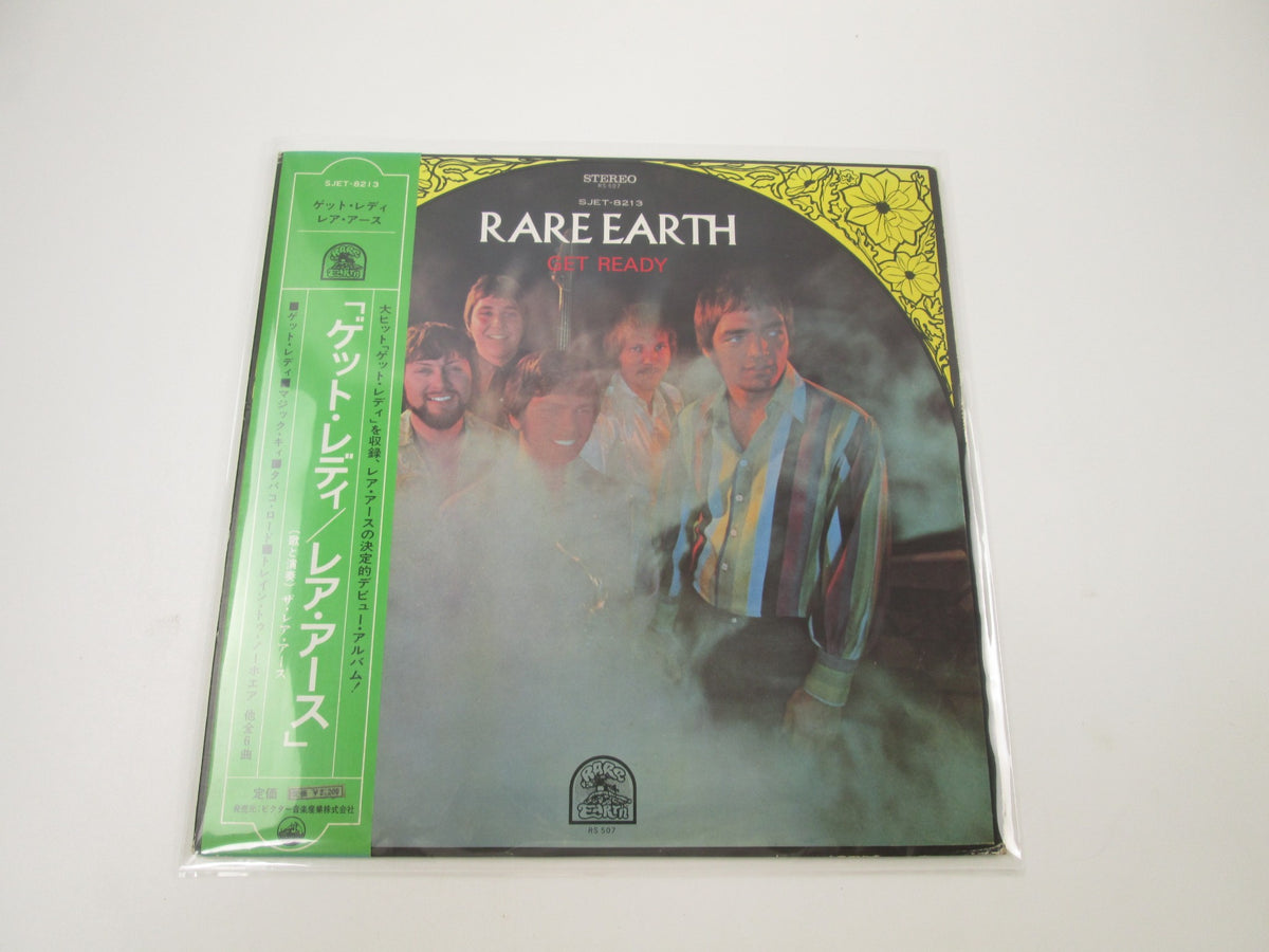 Rare Earth ‎Get Ready SJET-8213 with OBI Japan LP Vinyl