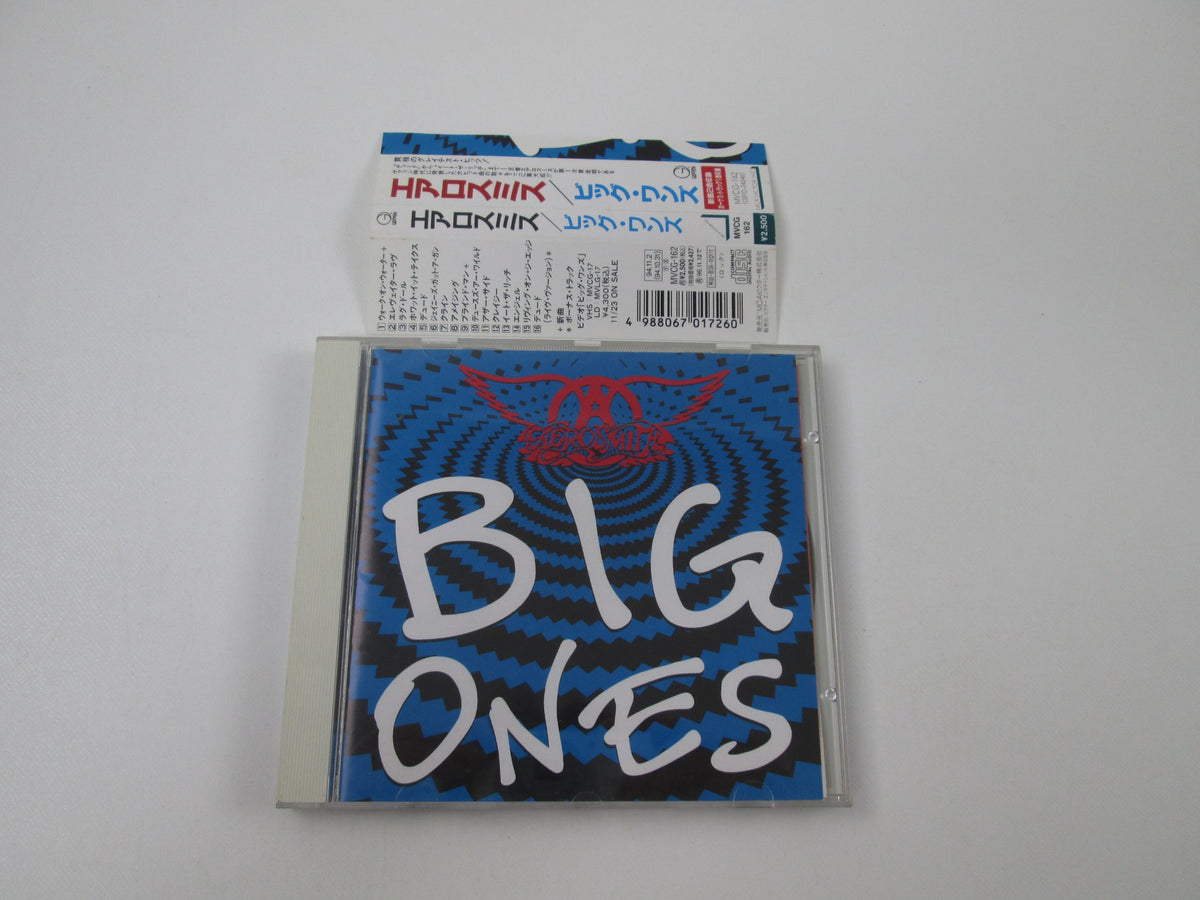 Aerosmith Big Ones Promo MVCG-162 Music CD Japan Ver with OBI