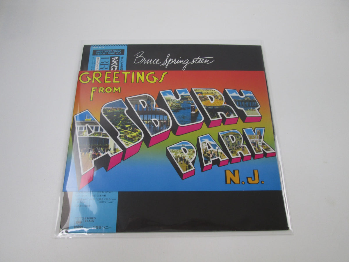 Bruce Springsteen Greetings From Asbury Park N.J. 25AP 1272 OBI Japan LP Vinyl A