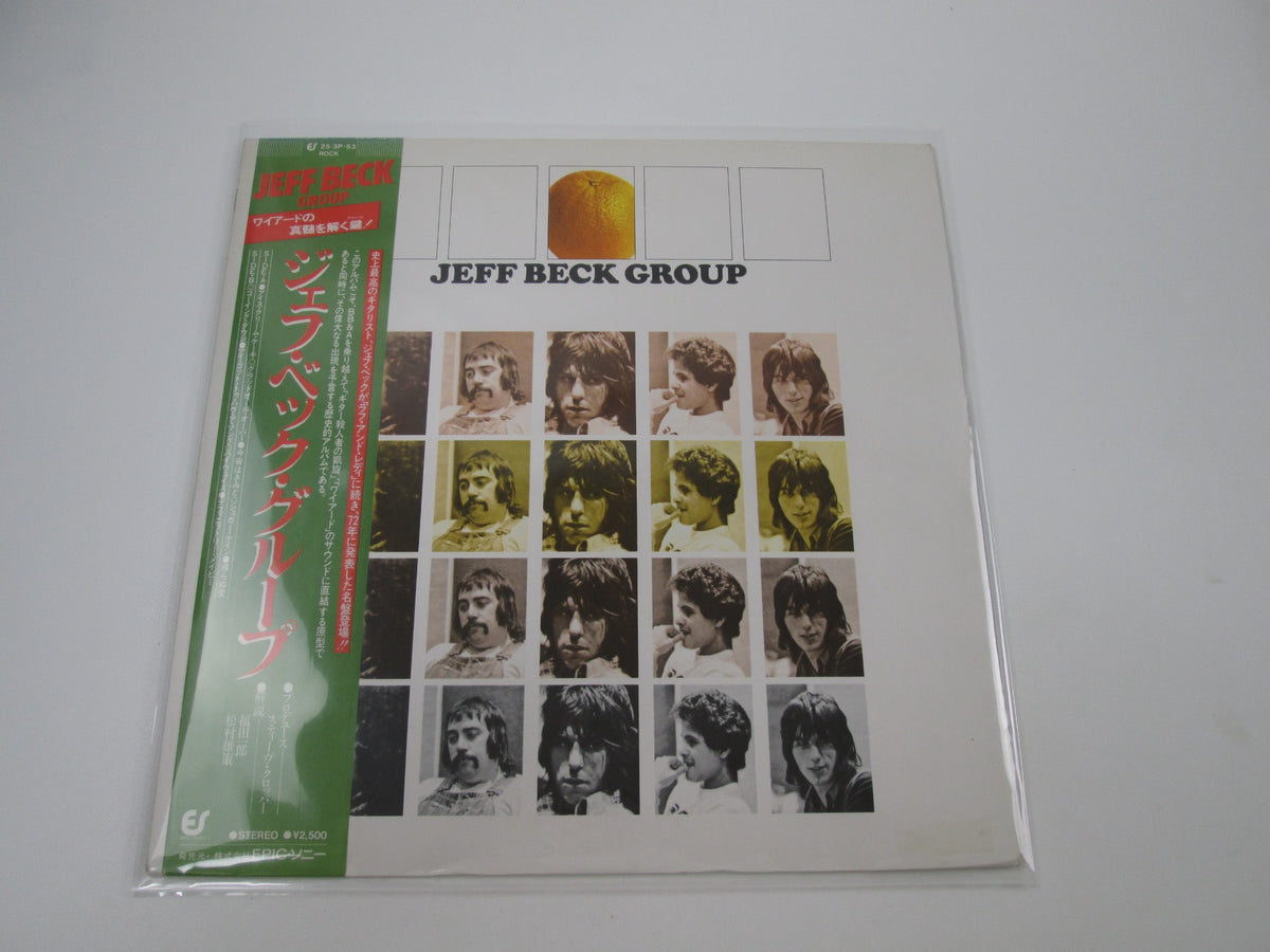 Jeff Beck Group 25 3P-53 with OBI Japan LP Vinyl