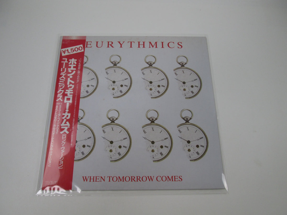 Eurythmics When Tomorrow Comes RPS-1025 with OBI Japan LP Vinyl