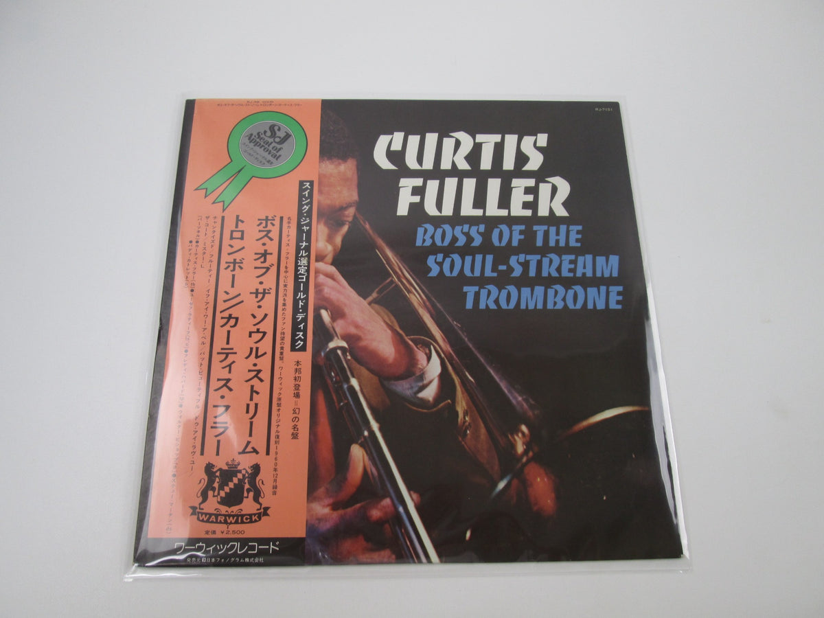 Curtis Fuller Boss Of The Soul-Stream Trombone RJ-7151 with OBI Japan LP Vinyl