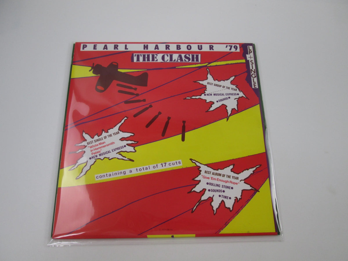 The Clash Pearl Harbour '79 Epic 25 3P-139~140 with OBI Japan LP Vinyl