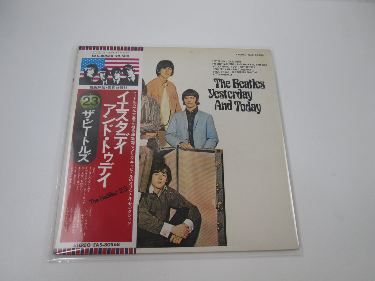 The Beatles Yesterday And Today Apple Records EAS-80568 with OBI Japan LP Vinyl