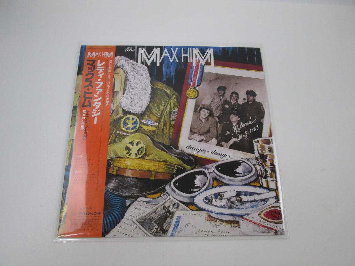 The Max Him Danger Danger 25PP-208 with OBI Japan LP Vinyl