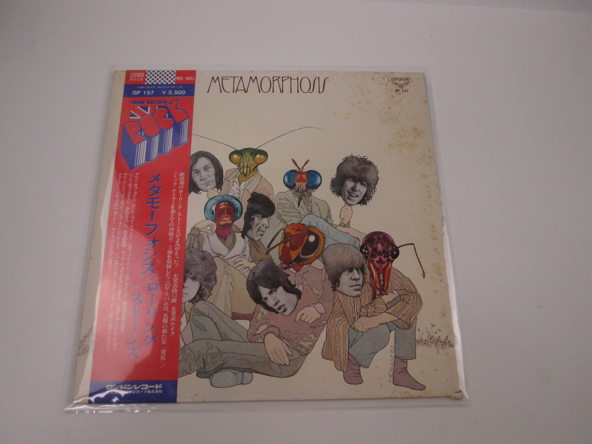 ROLLING STONES METAMORPHOSIS LONDON GP-157 with OBI Japan LP Vinyl