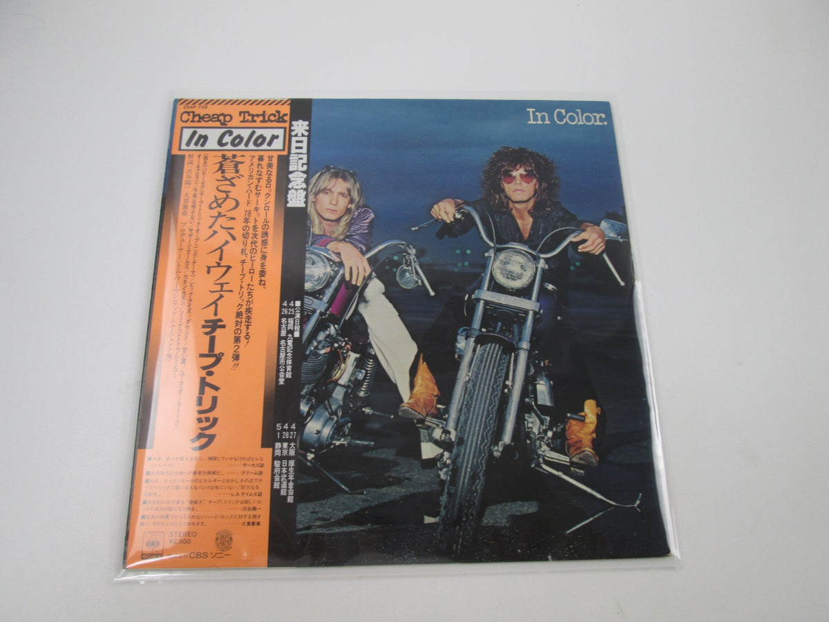 CHEAP TRICK IN COLOR 25AP 728 with OBI Japan LP Vinyl A